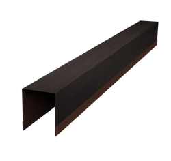Планка опорная составная внутренняя для забора жалюзи Палермо Grand Line 0,45 Принт Элит Кофейное дерево TwinColor (1,8м) GL 636288