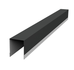 Планка опорная составная внутренняя для забора жалюзи Палермо Grand Line 0,5 Velur RAL 7016 антрацитово-серый (2м) GL 636616