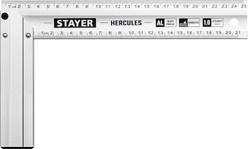 STAYER  250 мм, жесткий столярный угольник, Professional (3432-25) 3432-25