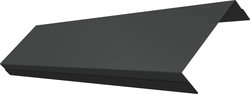 Ламель обратная 100 забора жалюзи Техас Grand Line 0,5 Полидэкстер TwinColor RAL 7016 антрацитово-серый GL 817716