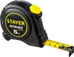 STAYER  AutoLock, 5 м х 19 мм, рулетка с автостопом (2-34126-05-19) 2-34126-05-19_z02