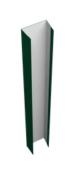 Крепежная планка верхняя для забора жалюзи Техас Grand Line 0,5 Сатин RAL 6005 зеленый мох (2,5м) GL 631172