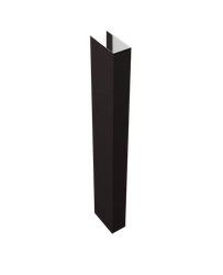 Стойка для забора жалюзи Техас (для калиток и ворот) Grand Line 0,45 Drap ТХ RAL 9005 черный  (2м) GL 637556