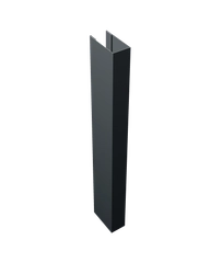 Стойка для забора жалюзи Техас (для калиток и ворот) Grand Line 0,5 Velur RAL 7016 антрацитово-серый (1,8м) GL 638078