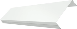 Ламель обратная 100 забора жалюзи Техас Grand Line 0,45 ПЭ двухсторонний RAL 9003 сигнальный белый GL 781646