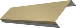 Ламель обратная 100 забора жалюзи Техас Grand Line 0,45 ПЭ RAL 1014 слоновая кость GL 781549