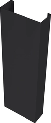 Полустолб для С21 0,5 Velur с пленкой RAL 9005 черный (2,0м) GL 560857