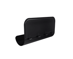 Ограничитель перелива Grand Line ПУ 125/90 RAL 9005 черный GL 745548