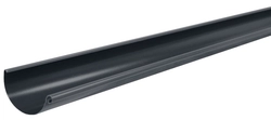 Желоб полукруглый 150мм 3м матовый RAL 7024 GL 583950