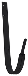 Крюк длинный Grand Line ПУ матовый 125мм RAL 9005 черный GL 697190