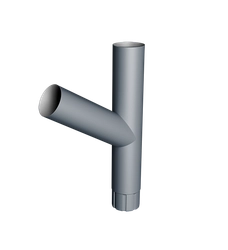 Тройник Ø90 Vortex Микс RAL 7024 мокрый асфальт GL 451571