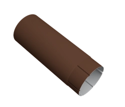 Труба круглая Vortex Проект 146мм 2м RAL 8017 шоколад GL 214348