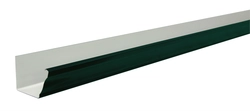 Желоб прямоугольный Vortex в1 127мм 3м RAL 6005 GL 53432