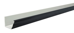 Желоб прямоугольный Vortex в1 127мм 3м RAL 7024 GL 378067