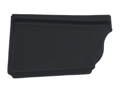 Заглушка левая Vortex в1 127мм RAL 7024 GL 378068