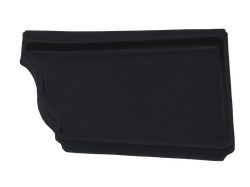 Заглушка правая Vortex в1 127мм RAL 7024 GL 378069
