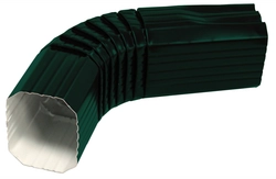 Колено прямоугольное Vortex в1 RAL 6005 GL 55553