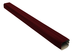 Труба прямоугольная Vortex в1 1м RAL 3005 GL 55556