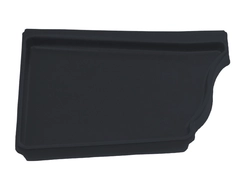 Заглушка левая Vortex в1 матовый 127мм RAL 7024 GL 380133