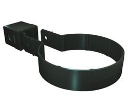 Хомут трубы Kliker ПВХ Grand Line Премиум зелёный (инд.упак.) (RAL 6005) GL 267535