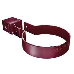 Хомут трубы Kliker ПВХ Grand Line Премиум бордо (инд.упак.) (RAL 3005) GL 269491