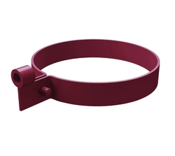 Хомут трубы Слим ПВХ Grand Line бордо (RAL 3005) GL 269492