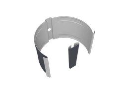 Крепление трубы круглой Ø90 на кирпич Vortex Микс RAL 7024 мокрый асфальт GL 451561
