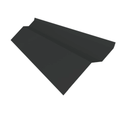 Планка примыкания внакладку Фартук S6 пристенный накладной Grand Line 0,45 Drap ТР RAL 7016 антрацитово-серый (2м) GL 724549