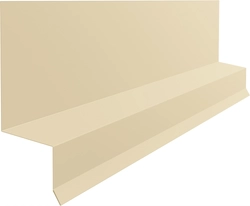 Отлив верхний фальц Grand Line 0,45 Drap ТХ RAL 1015 светлая слоновая кость (2м) GL 650594