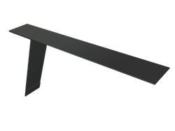 Планка карнизная фальц 130х80 Grand Line 0,45 ПЭ двухсторонний с пленкой RAL 7016 антрацитово-серый (2м) GL 656585