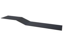 Планка крепежная фальц Grand Line 0,5 ПЭ с пленкой RAL 7024 мокрый асфальт (2м) GL 627067