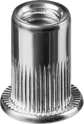 KRAFTOOL  Nut-S, М4, 1000 шт, резьбовые заклепки стальные с насечками (311707-04) 311707-04