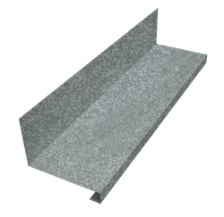 Планка примыкание нижнее к трубе фальц Grand Line 0,45 Zn (3м) GL 498111