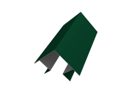 Угол внешний сложный Кликфальц Про Grand Line 0,5 ПЭ с пленкой RAL 6005 зеленый мох (2м) GL 697596