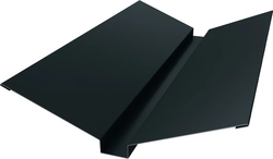 Планка ендовы верхней 115х30х115 Grand Line 0,5 Velur RAL 7016 антрацитово-серый (2м) GL 549339