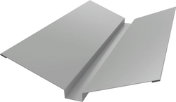 Планка ендовы верхней 115х30х115 Grand Line 0,45 Drap ТХ RAL 7047 телегрей 4 (3м) GL 805111