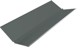 Планка ендовы нижней с компенсатором Grand Line 0,45 ПЭ с пленкой RAL 7005 мышино-серый (3м) GL 795436