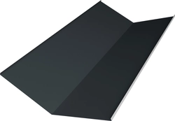 Планка ендовы нижней 300х300 Grand Line 0,45 ПЭ с пленкой RAL 7016 антрацитово-серый (2м) GL 473609
