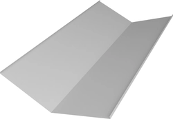 Планка ендовы нижней 300х300 Grand Line 0,45 Drap ТХ RAL 7047 телегрей 4 (2м) GL 799316