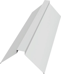 Планка конька плоского 115х30х115 Grand Line 0,45 Drap ТХ RAL 7047 телегрей 4 (3м) GL 805863