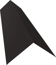 Планка конька плоского 145х145 Grand Line 0,45 Drap СТ RR 32 темно-коричневый (2м) GL 465909