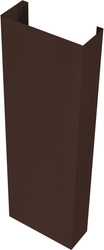 Полустолб для С21 0,5 Velur с пленкой RAL 8017 шоколад (1,8м) GL 560868