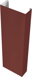 Полустолб для С21 0,45 ПЭ с пленкой RAL 3009 оксидно-красный (2,0м) GL 365565