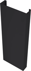 Полустолб для С8,С10 0,5 Velur с пленкой RAL 9005 черный (1,8м) GL 561534