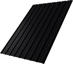 Профнастил С10B Grand Line 0,45 Drap RAL 9005 черный GL 161823