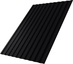 Профнастил С8A в01 Grand Line 0,5 PurPro матовый RAL 9005 черный GL 379139