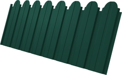 Профнастил C10B фигурный Grand Line 0,45 Drap RAL 6005 зеленый мох GL 751574