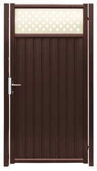 Калитка Estet Plus 2,0х1 RAL 8017/1014 GL 41651