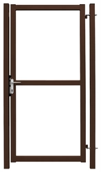 Калитка Colority цинк с замком 2,0х1 RAL 8017 GL 179476