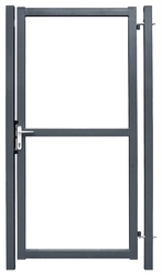 Калитка Colority цинк с замком 2,0х1 RAL 7024 GL 184244